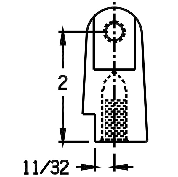 CHROME Headlight Mount - XLH, FXD (to '05), FXR - 2