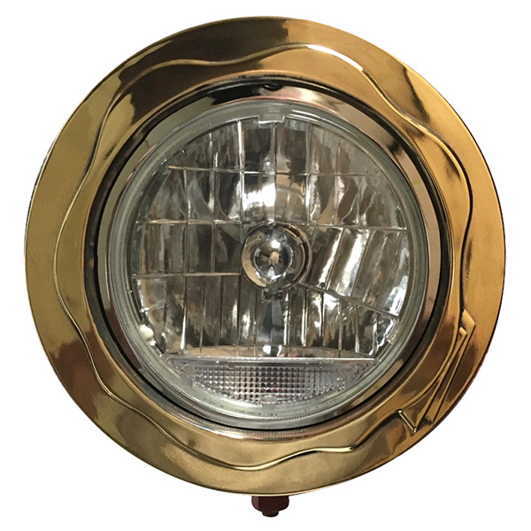 POLISHED ALUMINUM - Headlight Adapter - Buick '27 - 9-3/4