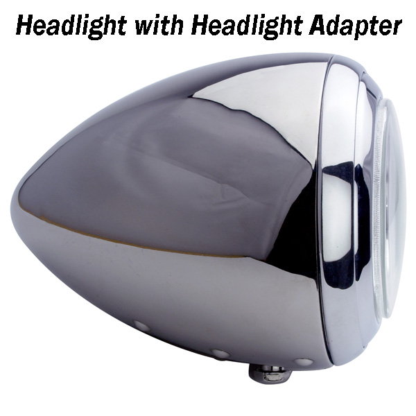CHROME - Headlight Adapter - Buick -  8-5/8