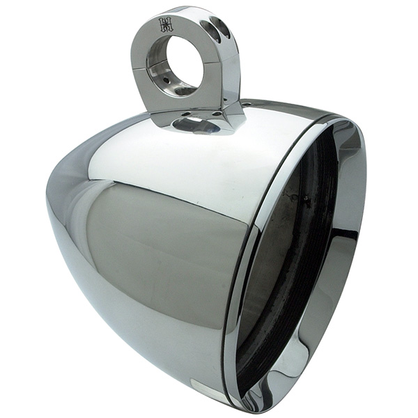 Speaker Cans - Chrome - Crash Bar (Engine Guard) Mount - 5-3/4