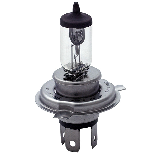 H4 12V HALOGEN HEADLIGHT Bulb - 100/55W - Clear (9003/HB2 Euro)