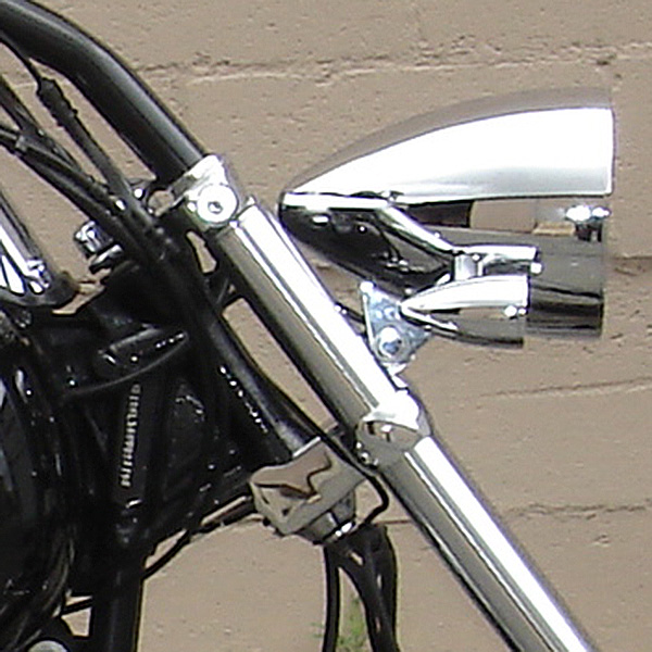 Rocket Headlight Mount - Most FX's/After Mrkt Trees - Polished Aluminum