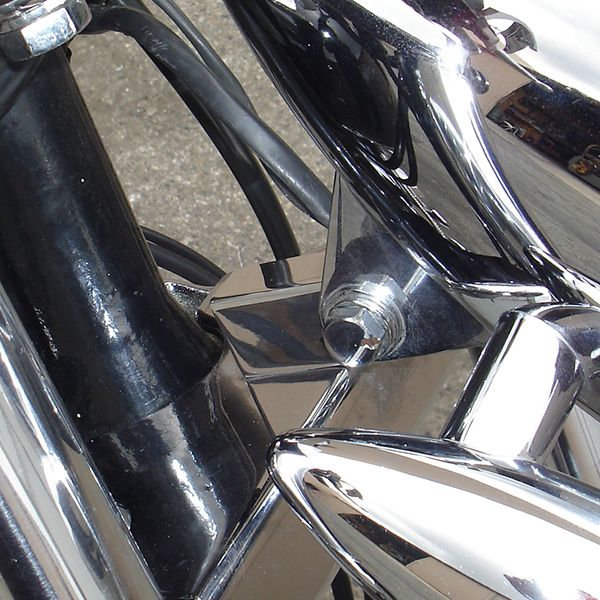 Rocket Headlight Mount - Most FX's/After Mrkt Trees - Polished Aluminum