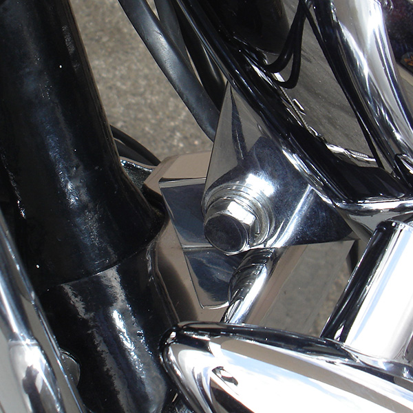 Bullet / Rocket Headlight Mount - Most FX's - Polished Aluminum