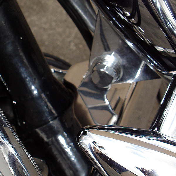 Bullet / Rocket Headlight Mount - Most FX's - Polished Aluminum