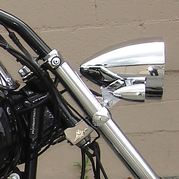 POLISHED ALUMINUM - ROCKET Headlight Mount - Most FX's/After Market Trees