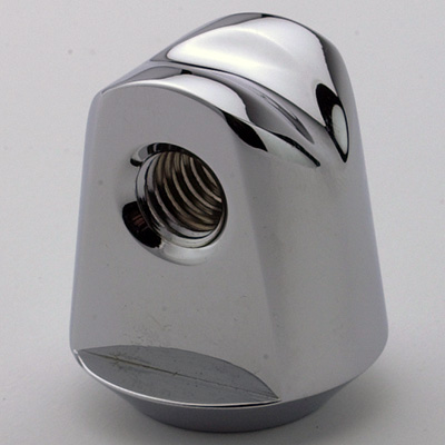 POLISHED ALUMINUM Headlight Mount - 3/4