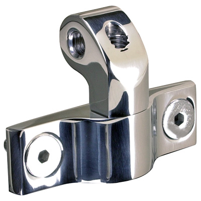 POLISHED ALUMINUM Headlight Mount - Boss Hoss