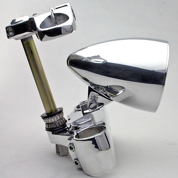 GLOSS BLACK - BULLET / ROCKET Headlight Mount - V-Rod Muscle VRSCF, DX