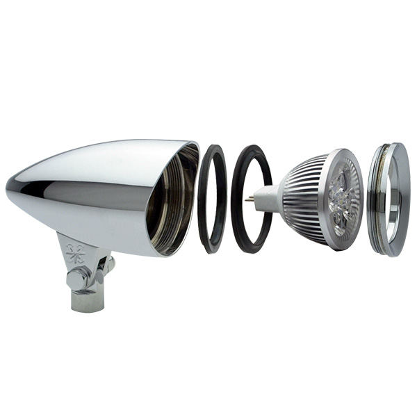 Fog Light / Auxiliary / Passing / Spot - LED - Polished Aluminum - 2