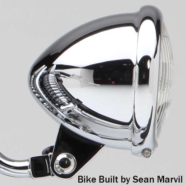 Headwinds Headlight 41/2" Polished Aluminum Standard Bullet Housing