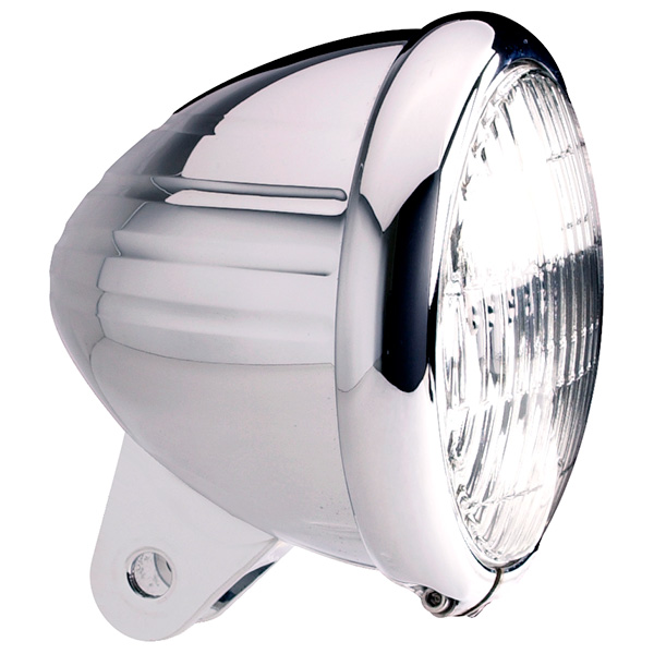 Headlight w/ Horizontal Grooves - 4-1/2