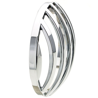 POLISHED ALUMINUM - VISORED - 5-3/4