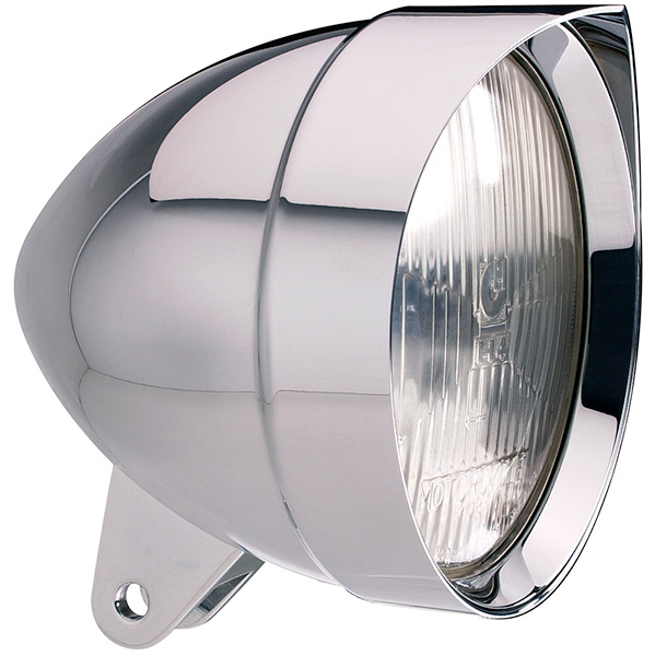 Headwinds 53/4" Chrome Vampire Bullet Headlight Housing