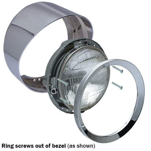 6deg CHROME - Headlight Bezel - 7