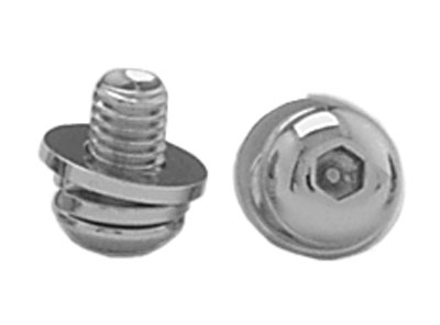 CHROME BUTTON HEAD - 3/8-16 x 5/8