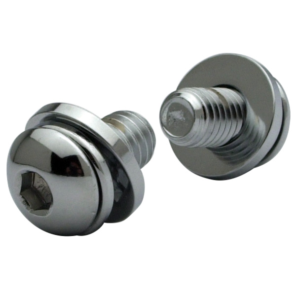 CHROME BUTTON HEAD - 3/8-16 x 3/4