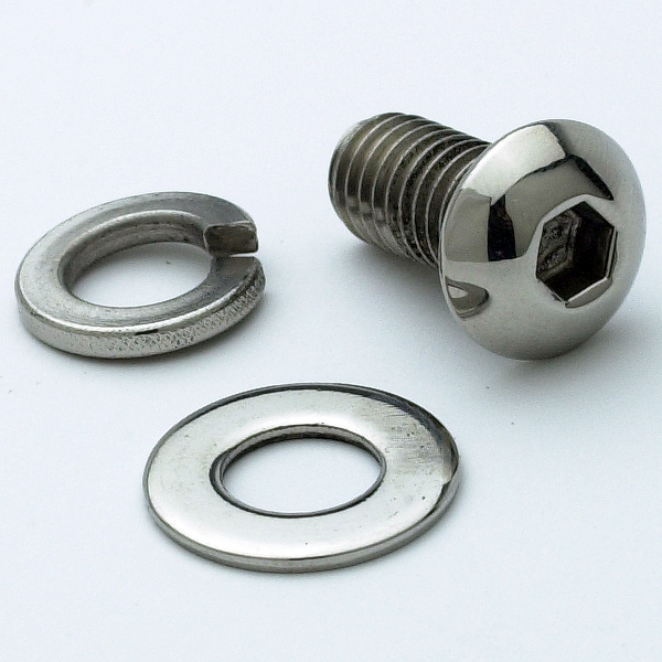 STAINLESS BUTTON HEAD - 3/8-16 x 3/4