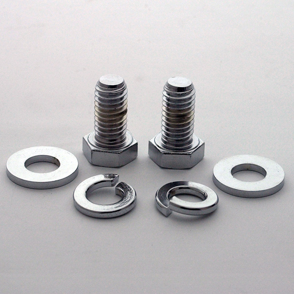 CHROME HEX HEAD - 3/8-16 x 3/4