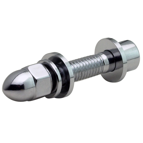 CHROME SOCKET HEAD & ACORN NUT - 3/8-16 x 1-3/4