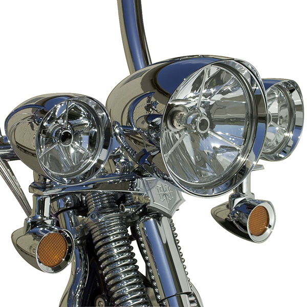 FXSTS & FLSTS CHROME Spotlight Bar - 4-1/2