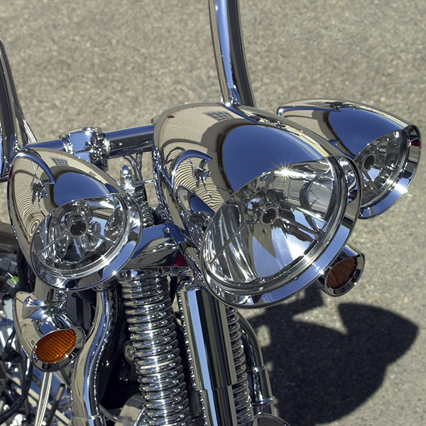 FXSTS & FLSTS CHROME Spotlight Bar - 4-1/2