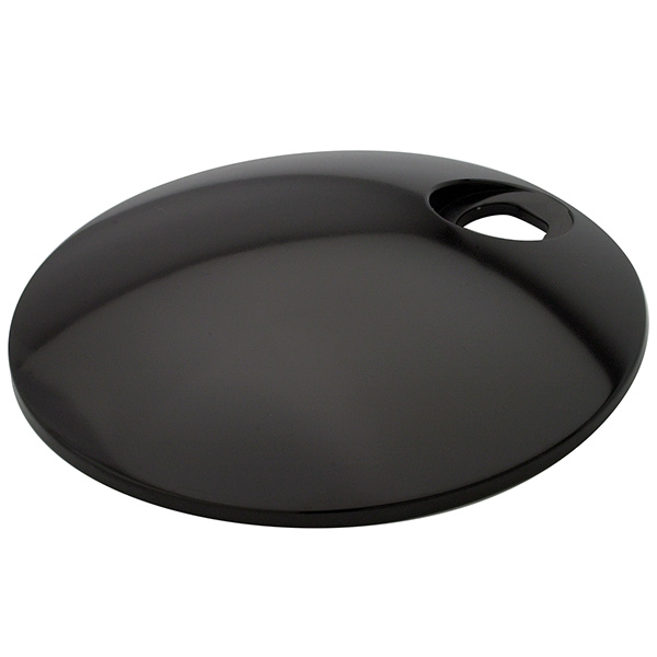 BLACK - SMOOTH - Convex Gas Door - FLH '92-'07