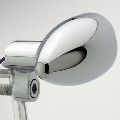 POLISHED ALUMINUM - HALOGEN - FRONT SIDE Mount - 1-3/8