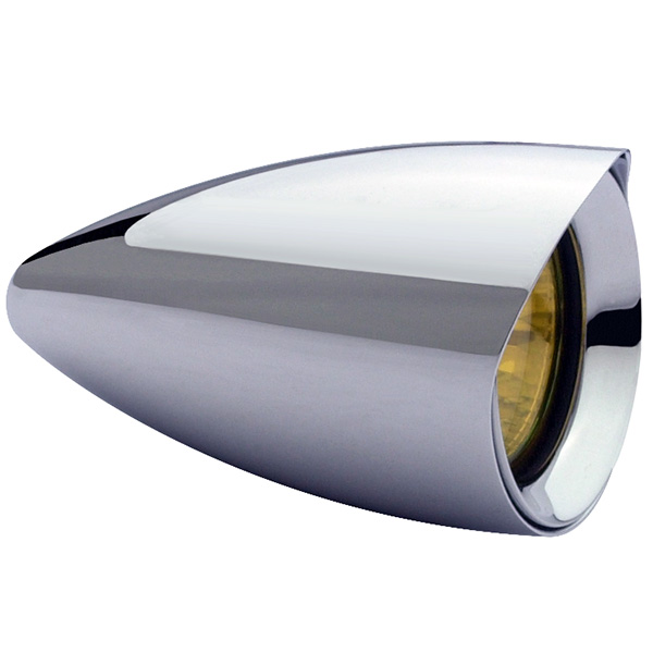 Turn Signal - Halogen - Amber Lens - 1-3/8