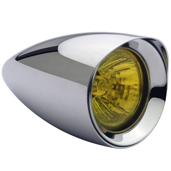 Turn Signal - Halogen - Amber Lens - 1-3/8