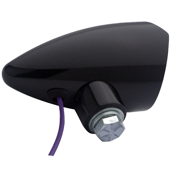 BLACK - HALOGEN - FRONT SIDE Mount - 1-3/8