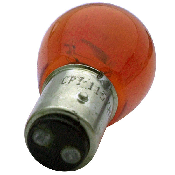 1157 AMBER - 12V Dual Filament Turn Signal Bulb (each)