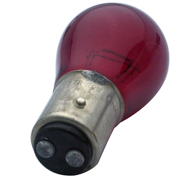 1157 RED - 12V Dual Filament Turn Signal Bulb (each)