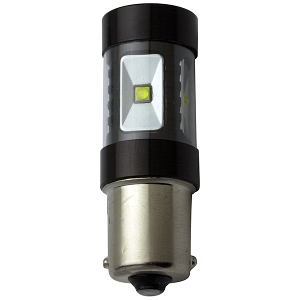 1156 WHITE - LED Turn Signal Bulb - 12V (Single)