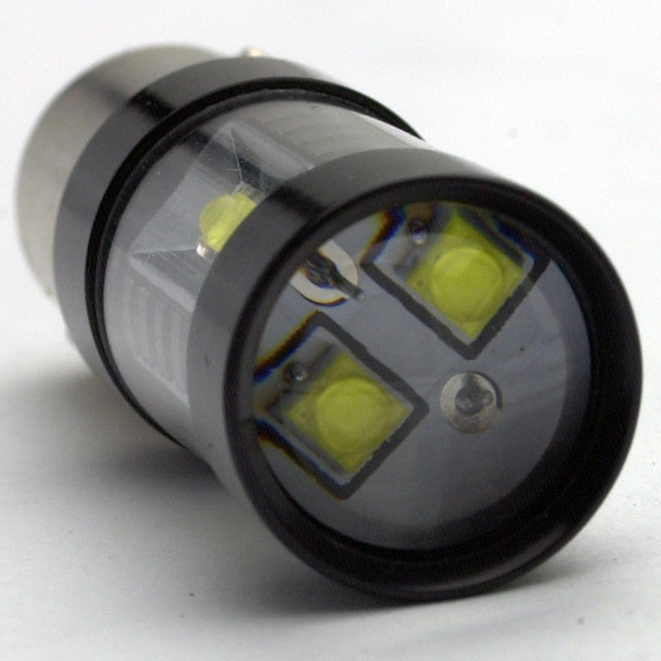 1156 WHITE - LED Turn Signal Bulb - 12V (Single)